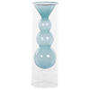 BLUMENVASE Glas transparent Kalochi - Transparent, Glas (27cm) - Beliani