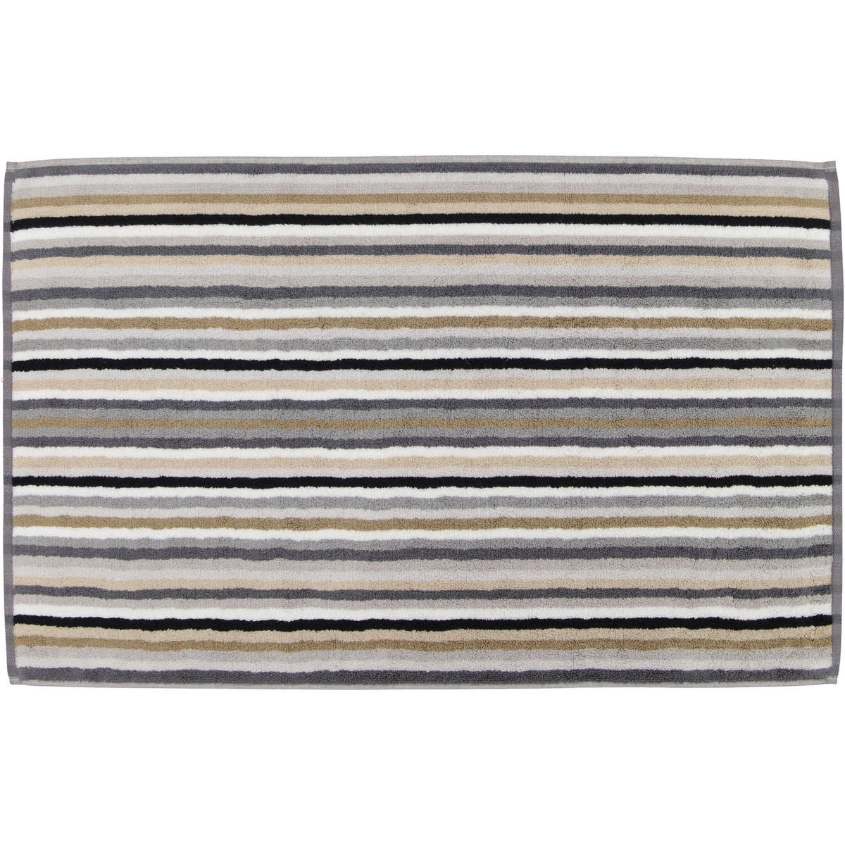 BADEMATTEN LIFE STYLE 7048 KIESEL - 37 - Multicolor, Textil (50/80cm) - Cawoe