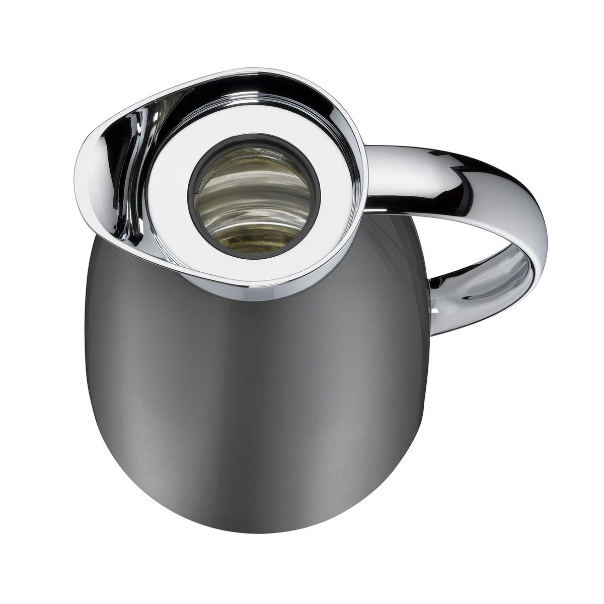 ISOLIERKANNE GUSTO space grey polished 1 L - Grau, Metall (1L) - Alfi