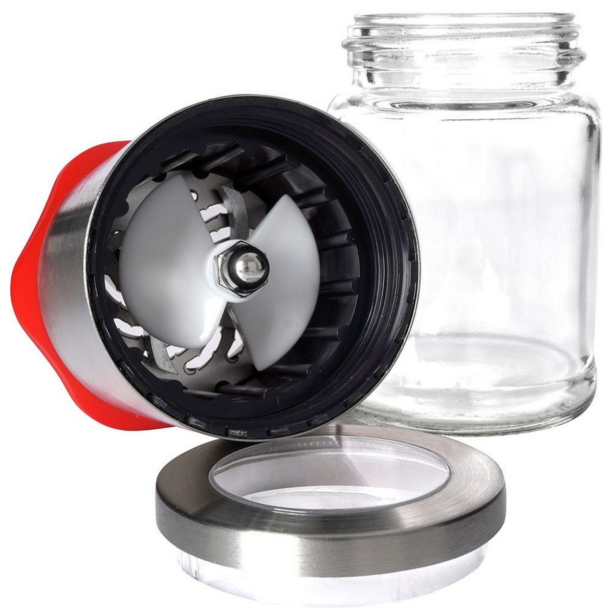 CHILIMÜHLE Silber Transparent - Klar, Glas (5.5/14/5.5cm) - Orion 