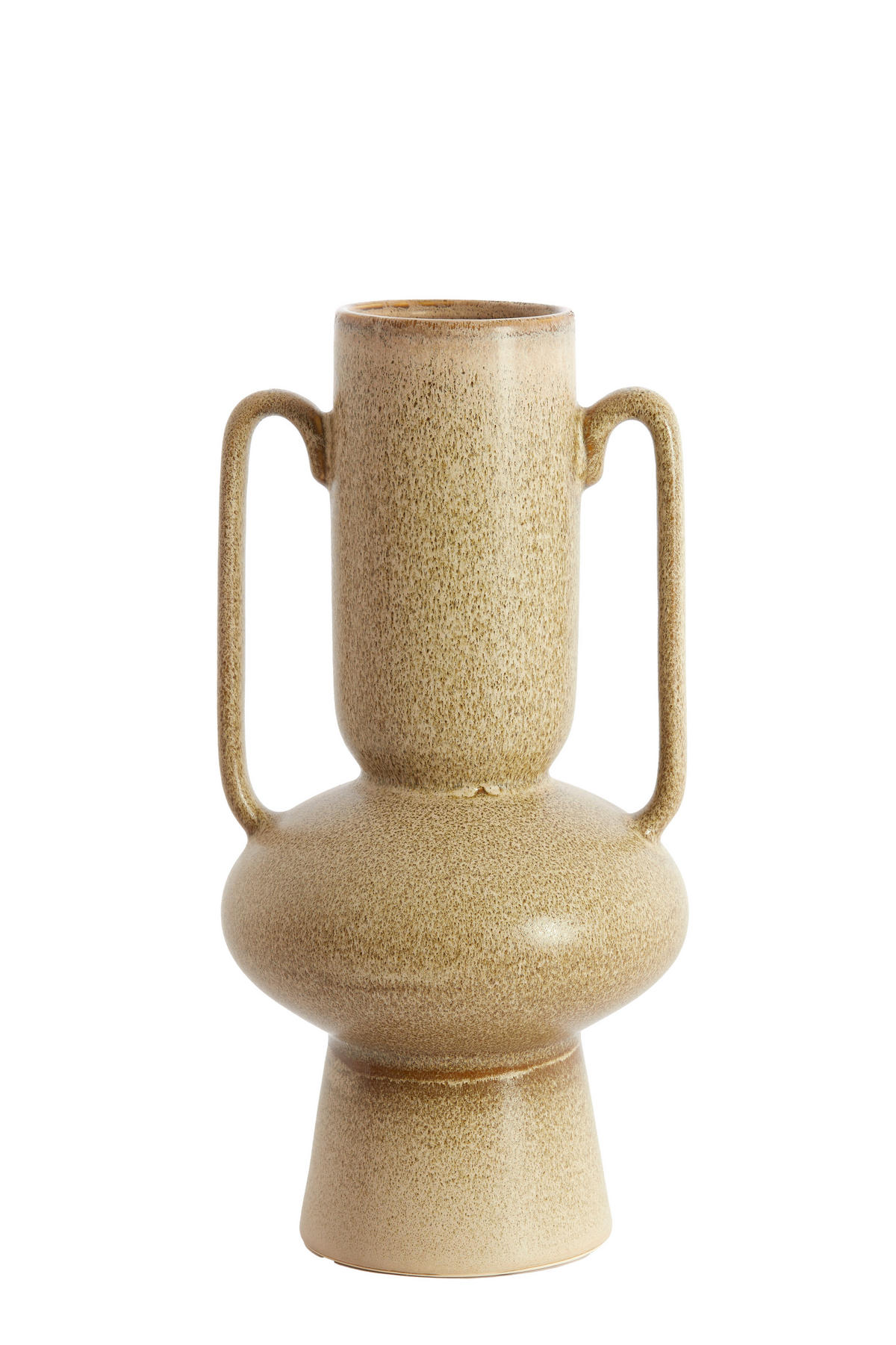 VAZE Otaru Grün 20/20/40 cm - Grün, Keramik (40cm) - Light & Living