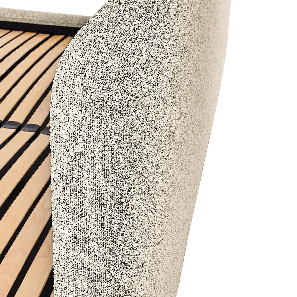 POLSTERBETT - Beige, Textil (140/200cm) - home24