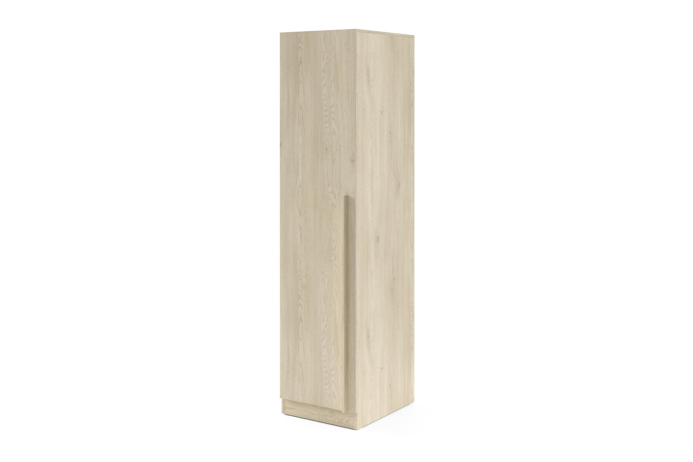 DREHTÜRENSCHRANK BRISSO BR5 50/210/60,5 cm in Eiche Ceremona - Eichefarben, Holzwerkstoff (50/210/61cm) - Deine Möbel 24