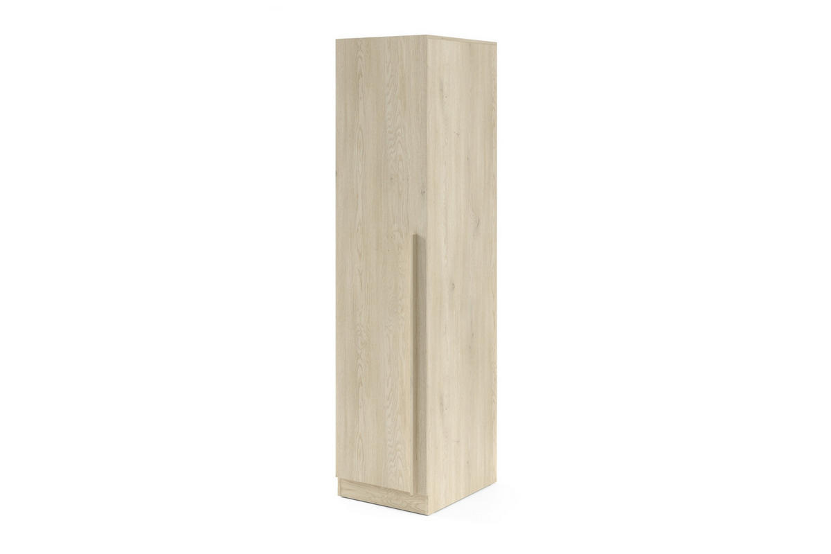 DREHTÜRENSCHRANK BRISSO BR5 50/210/60,5 cm in Eiche Ceremona - Eichefarben, Holzwerkstoff (50/210/61cm) - Deine Möbel 24