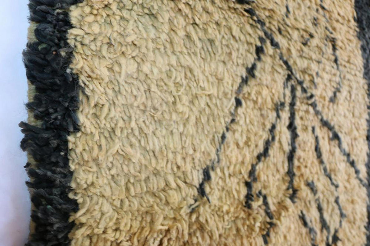 BERBERTEPPICH aus Marokko aus reiner Wolle 200x 300 cm - Grün, Naturmaterialien (200/300cm) - AFK Living