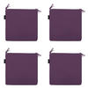 SITZKISSEN Panama 40/40 cm 4er-Set - Lila, Textil (40/4/40cm) - Madison