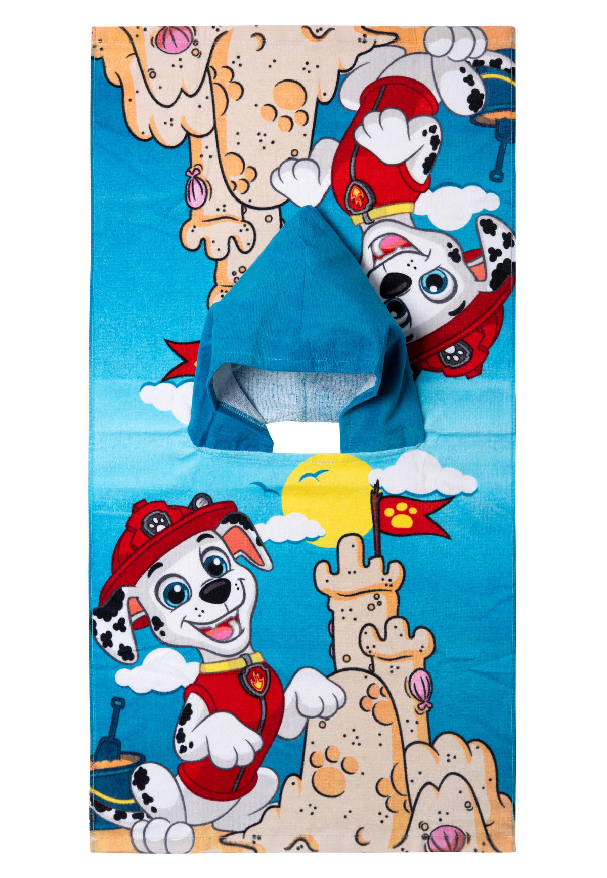 BADEPONCHO Paw Patrol 50 x 100 cm - Multicolor, Textil (Einheitsgrößenull) - Paw Patrol
