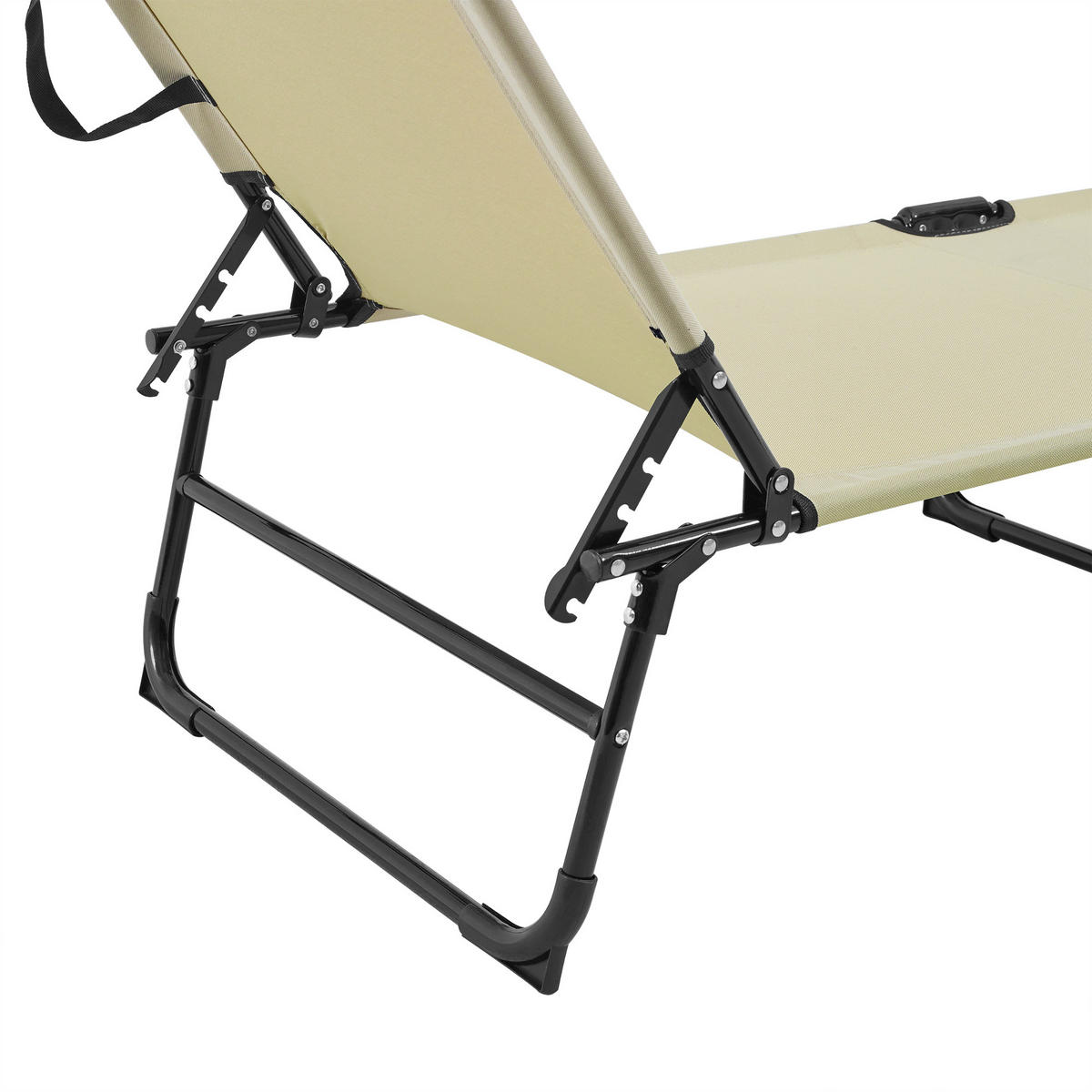 SONNENLIEGE-SET 2 TLG. Lomeda - Creme, Metall (187/27/53cm) - casa.pro