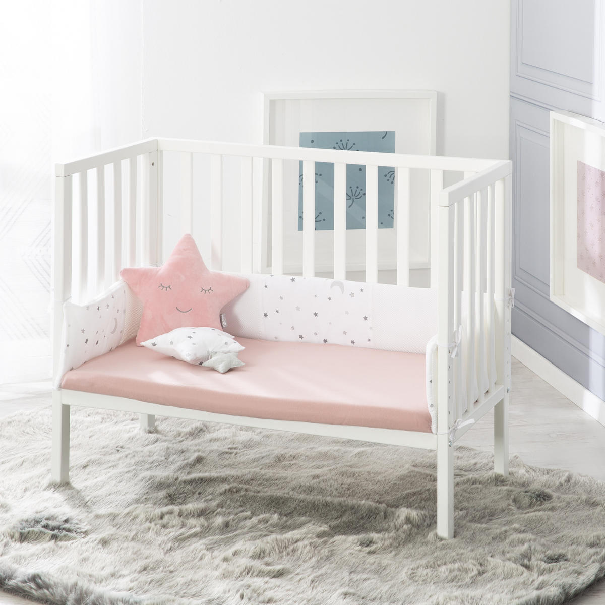 SPANNBETTLAKEN 45 x 90 cm & 40 x 90 cm - Altrosa, Textil (45/90cm) - Roba