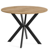 TISCH Schwarz EWA Ausziehbar - Goldfarben/Schwarz, Holzwerkstoff (90/90/76cm) - Sepro Meble
