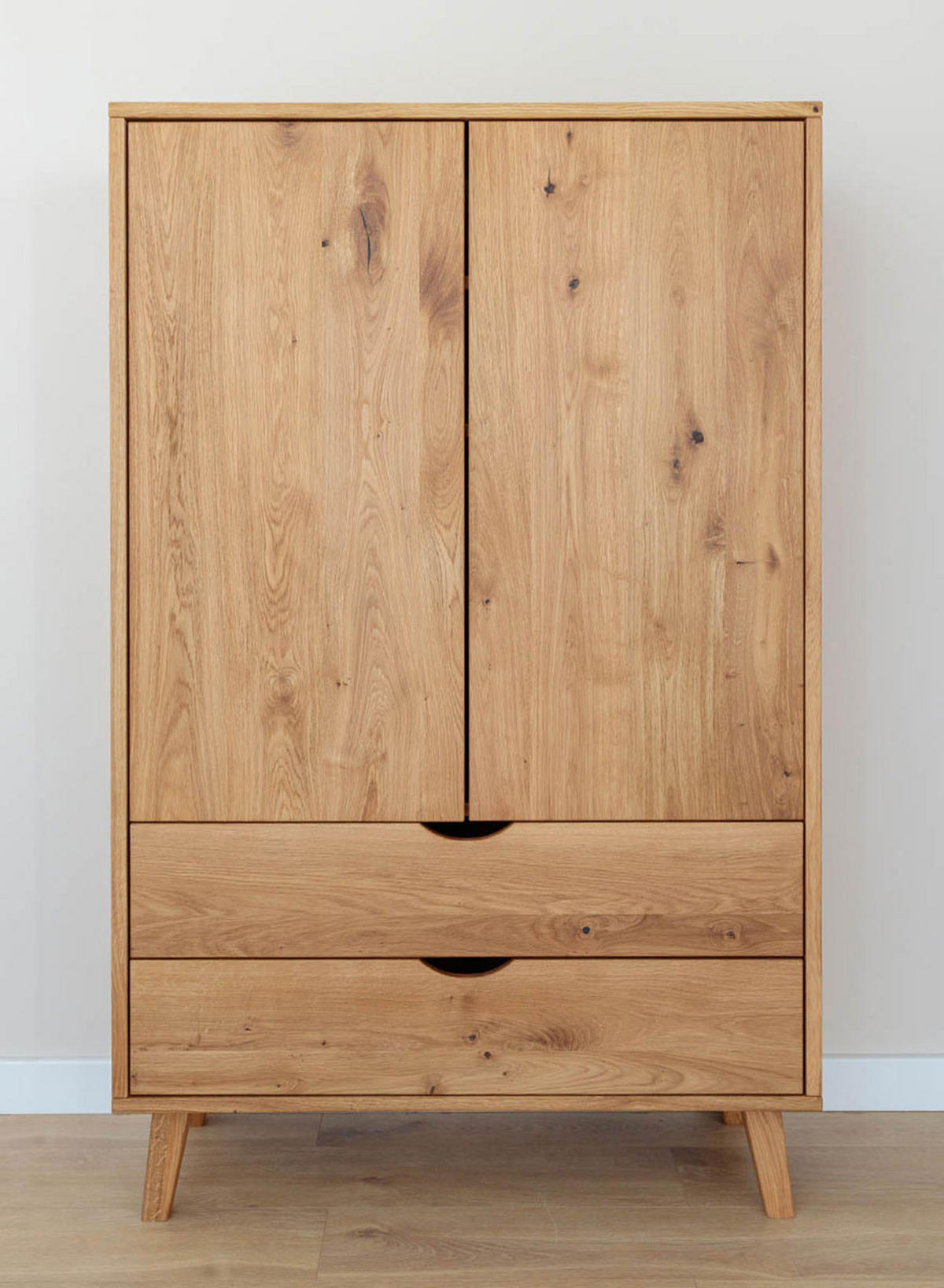 KLEIDERSCHRANK Simona Eiche Natur 90 / 40 / 145cm - Eichefarben/Braun, Holz (90/145/40cm) - Feldmann-Wohnen
