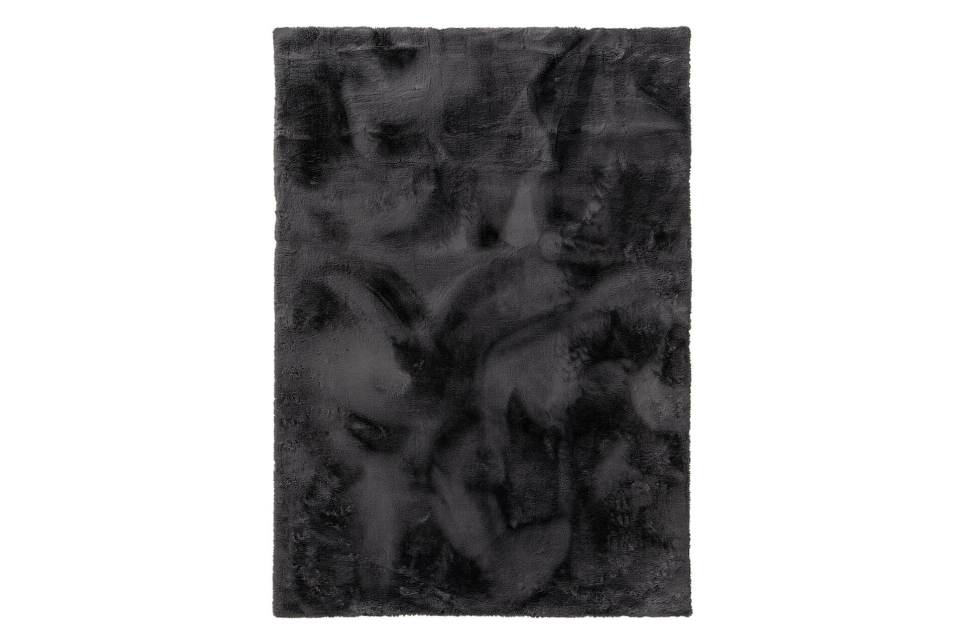 UMĚLÉ kožíškové koberce Dave Antracit 160x230 cm - antracitová, textil/umělá hmota (160/1cm) - KUNSTLOFT