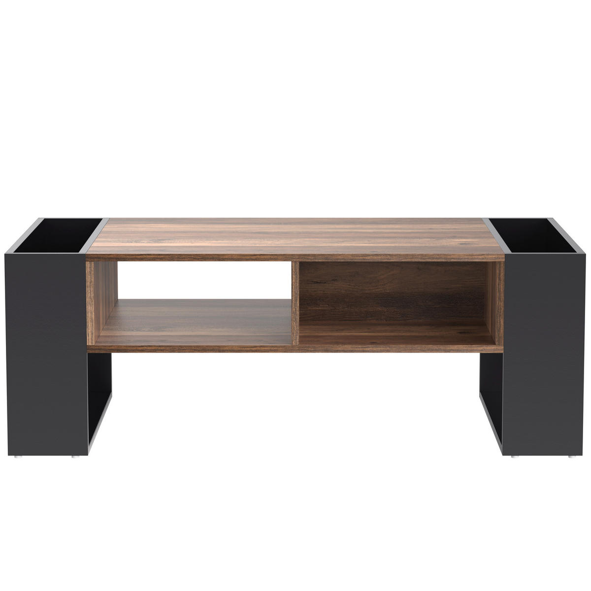 COUCHTISCH Anthrazit 160/60/40 cm - Grau, Holz (106/60/40cm) - Urban Meuble