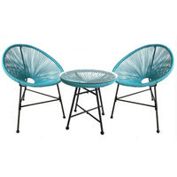 BALKONMÖBEL Acapulco Blau - Blau, Metall - Concept Usine
