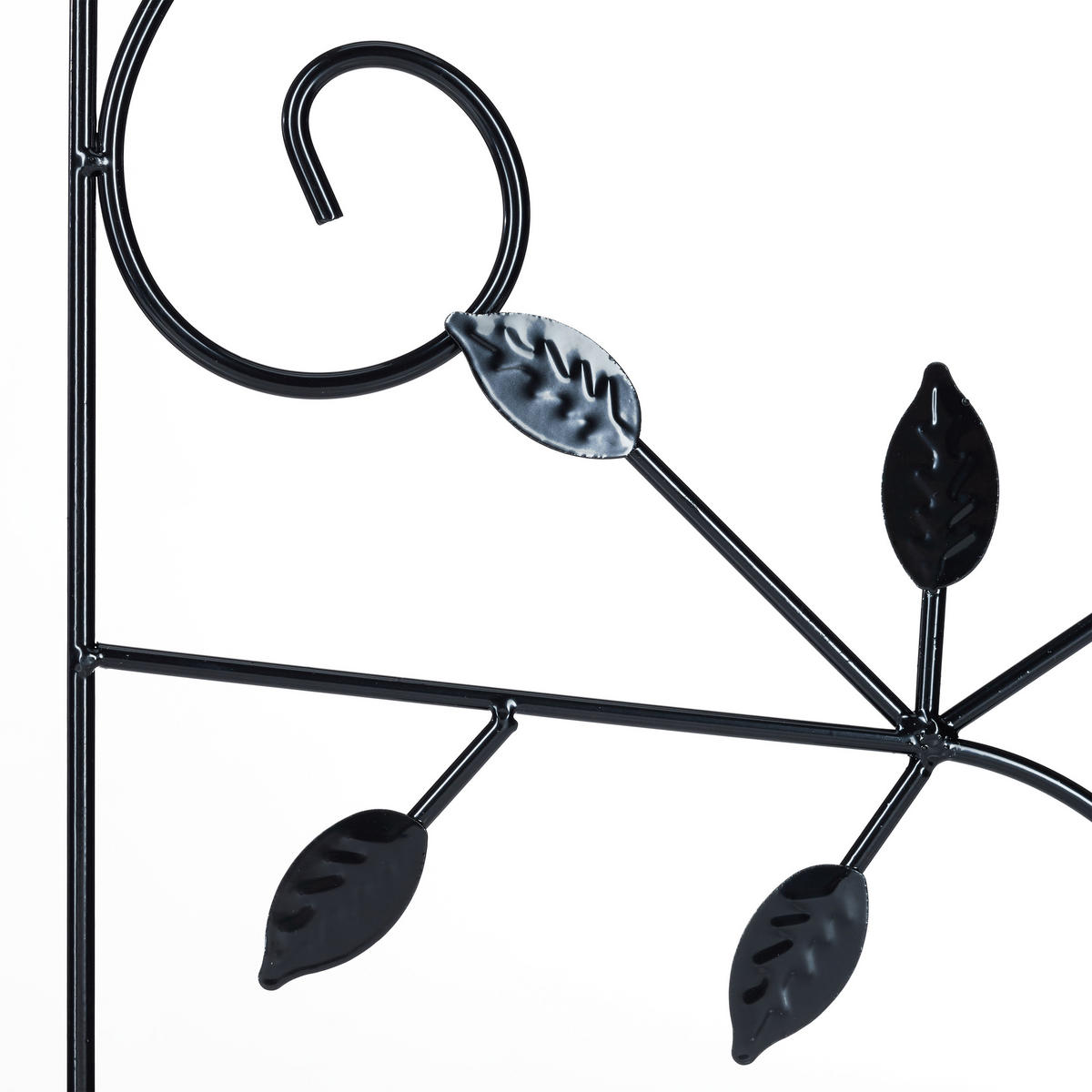 RANKGITTER - Schwarz, Metall (40/120/0.5cm) - Relaxdays