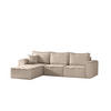 ECKSOFA Sande In Alpine - Hellbraun, Holzwerkstoff/Textil (292/192cm) - Fun Möbel