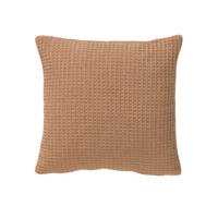 KISSENBEZUG Amalia Hellbraun 45x45 cm - Hellbraun, Textil (45/45cm) - benuta Pure