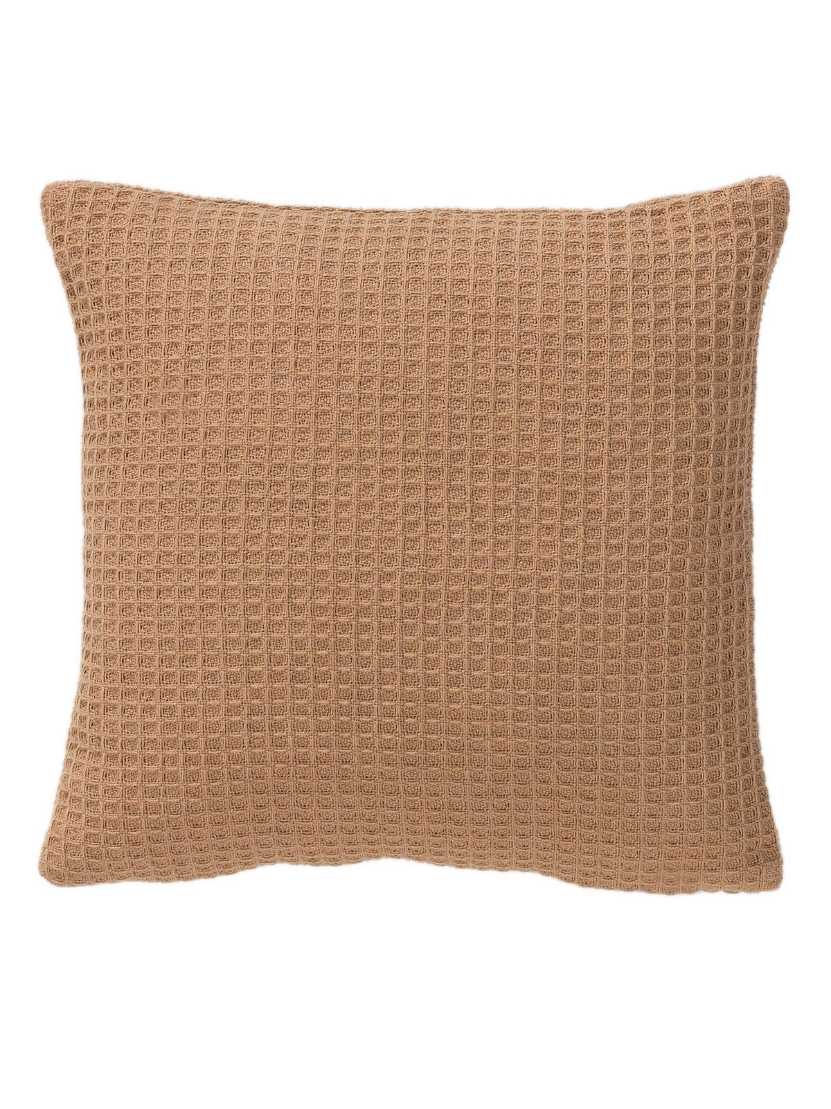 KISSENBEZUG Amalia Hellbraun 45x45 cm - Hellbraun, Textil (45/45cm) - benuta Pure