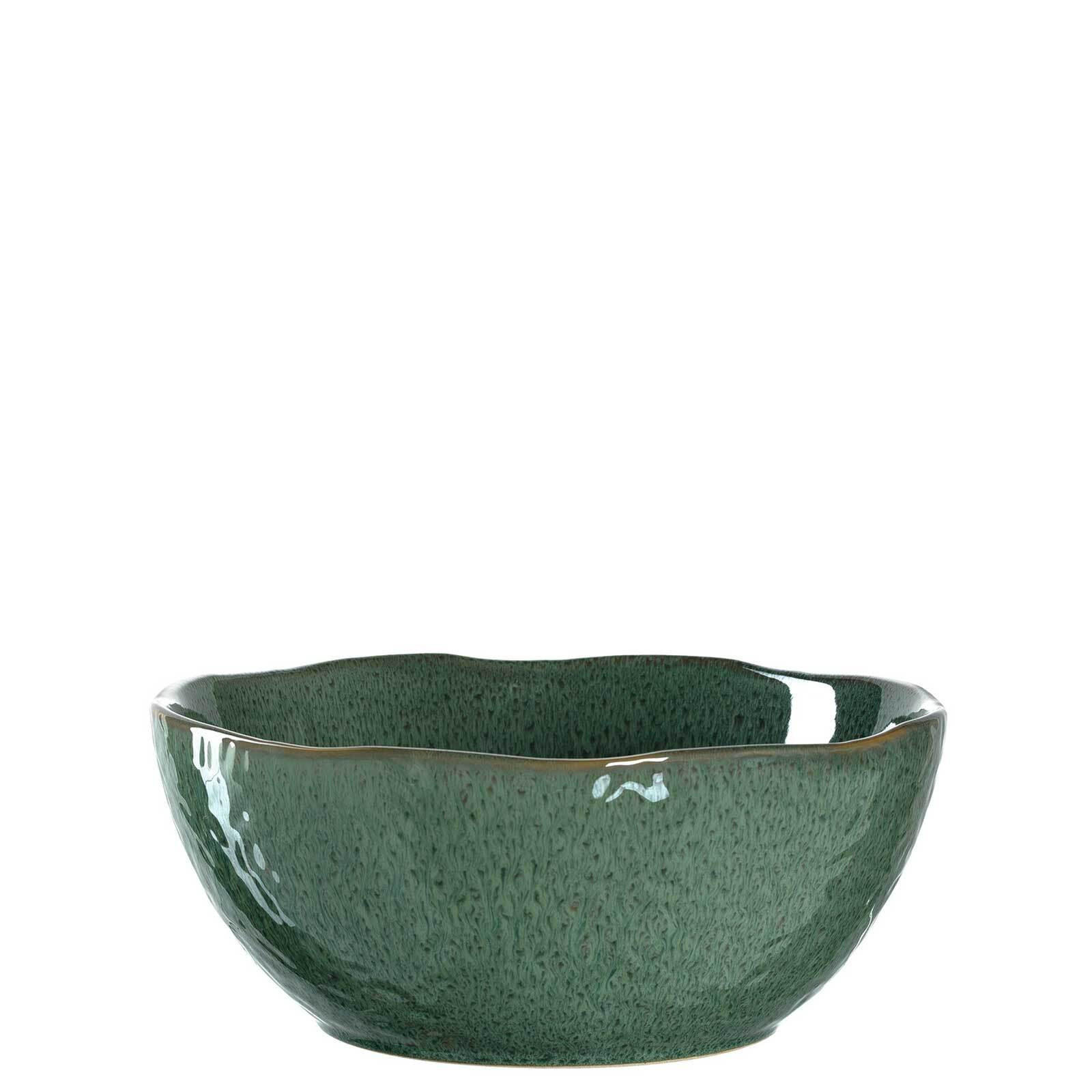 SALATSCHÜSSELN Matera grün ø 24 cm 2er Set - Grün, Keramik (1cm) - Leonardo Living