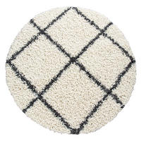 HOCHFLORTEPPICH 160/160 cm Kalmar 441 - Creme, Textil (160/160cm) - Paco Home