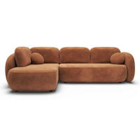 ECKSOFA Orange OLIVIO II Ausziehbar Links - Orange, Textil (289/190cm) - Sepro Meble