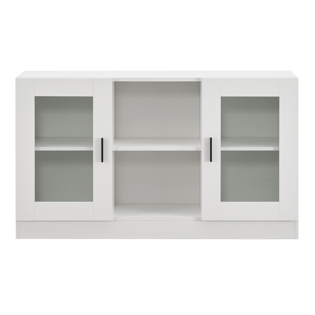 SIDEBOARD Spøttrup - Weiß, Holzwerkstoff (120/70/30.5cm) - [en.casa]