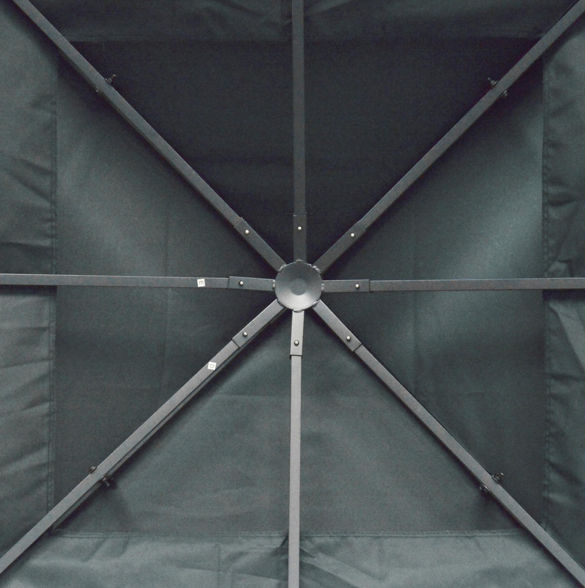 ERSATZDACH 300/300 cm als Doppeldach, wasserabweisend und UV-Schutz, Grau - Grau, Textil (300/18/300cm) - Redom