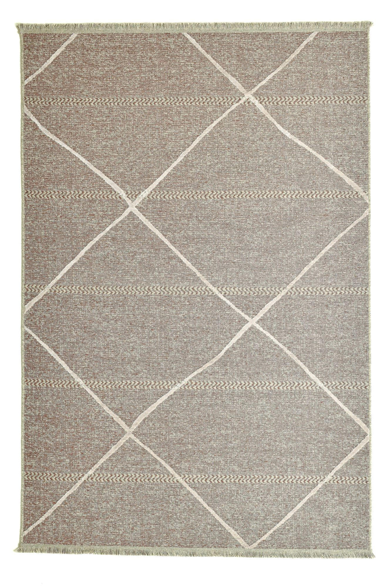 FLACHWEBTEPPICH Braderup 240x340 cm - Rot, Textil (240/340cm) - Sansibar SYLT