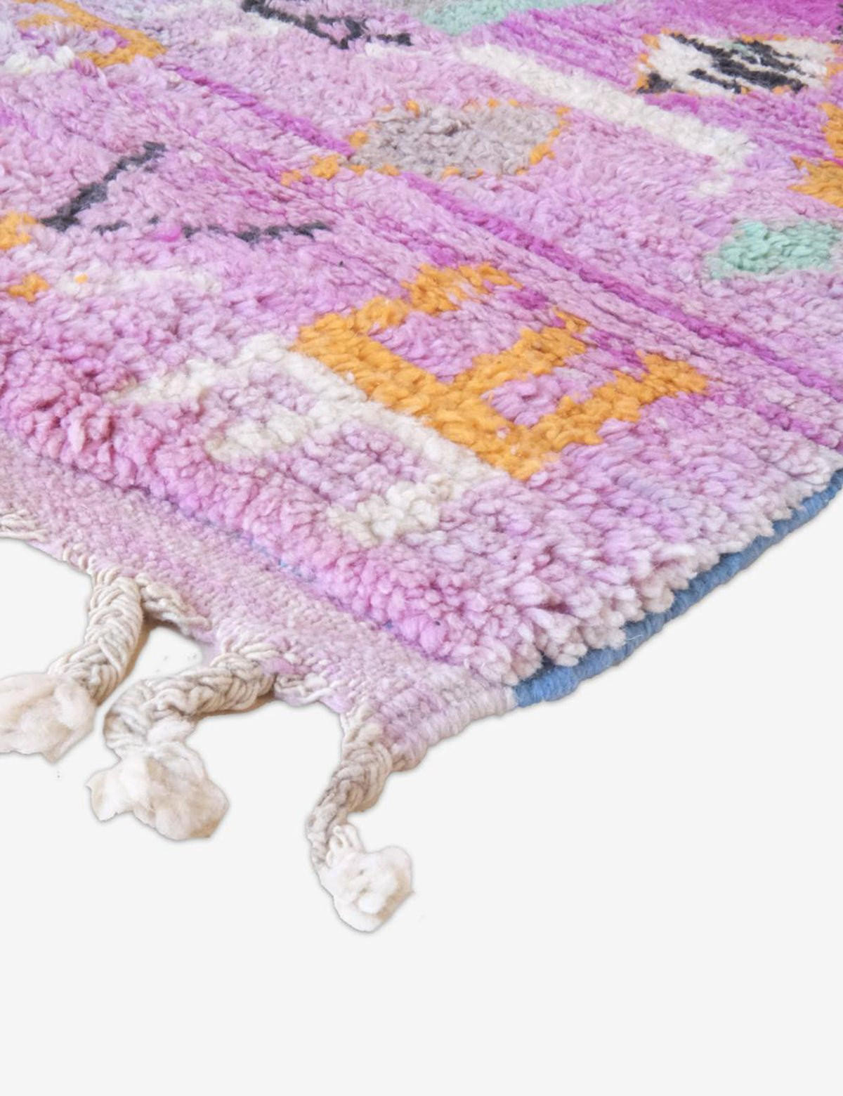 BERBERTEPPICH aus reiner Wolle 69x 327 cm - Pink, Naturmaterialien (69/327cm) - AFK Living