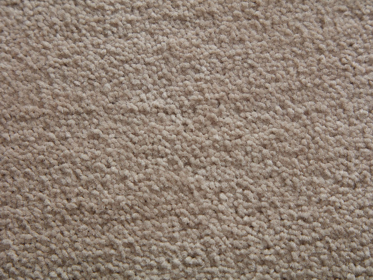 WOHNZIMMERTEPPICH - 200 cm x 200 cm - Stoff - Taupe - VELINA - Taupe, Textil (200/200cm) - Vente-Unique