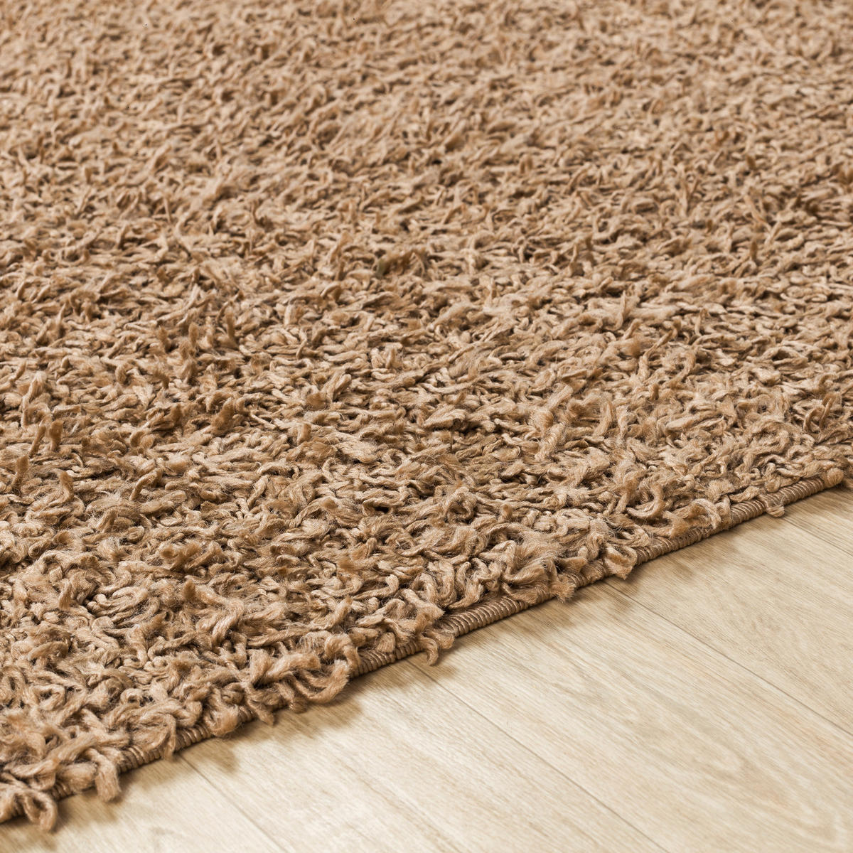 HOCHFLORTEPPICH Rund Ø 120 cm Beige - Beige, Naturmaterialien/Textil (120/120cm) - LIVABLISS