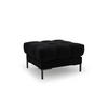 POUF Mamaia aus Samt schwarz - Schwarz, Textil (60/41/60cm) - Micadoni
