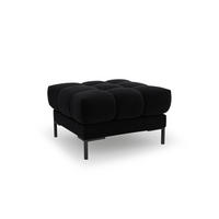 POUF Mamaia aus Samt schwarz - Schwarz, Textil (60/41/60cm) - Micadoni
