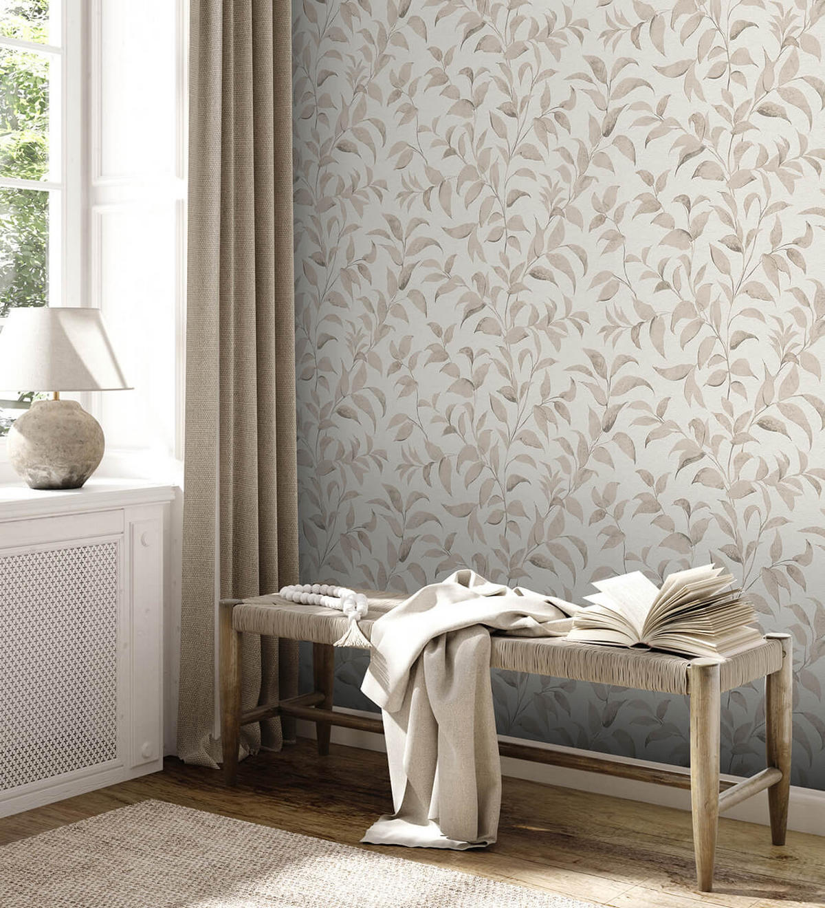 VLIESTAPETE Weiß 53/1005 cm - Weiß, Kunststoff/Textil (53/1cm) - KUNSTLOFT