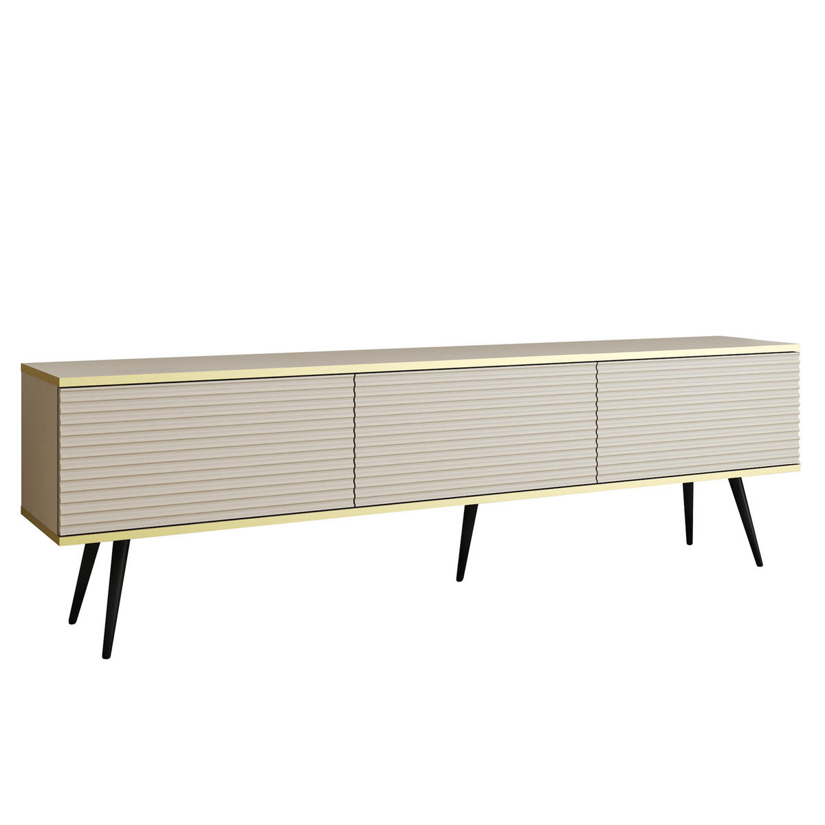 LOWBOARD VENEZIA 175/30/32 cm, Beige - Beige, Holzwerkstoff (175/30/32cm) - MASSENO