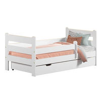 KINDERBETT 80x160 cm mit Schublade in Weiß - Weiß, Holz (80/160cm) - Kids Collective