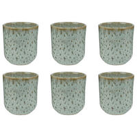 TASSE (6er-Set) Bom Dia 180 ml - Grün, Keramik (0.18L) - Butlers