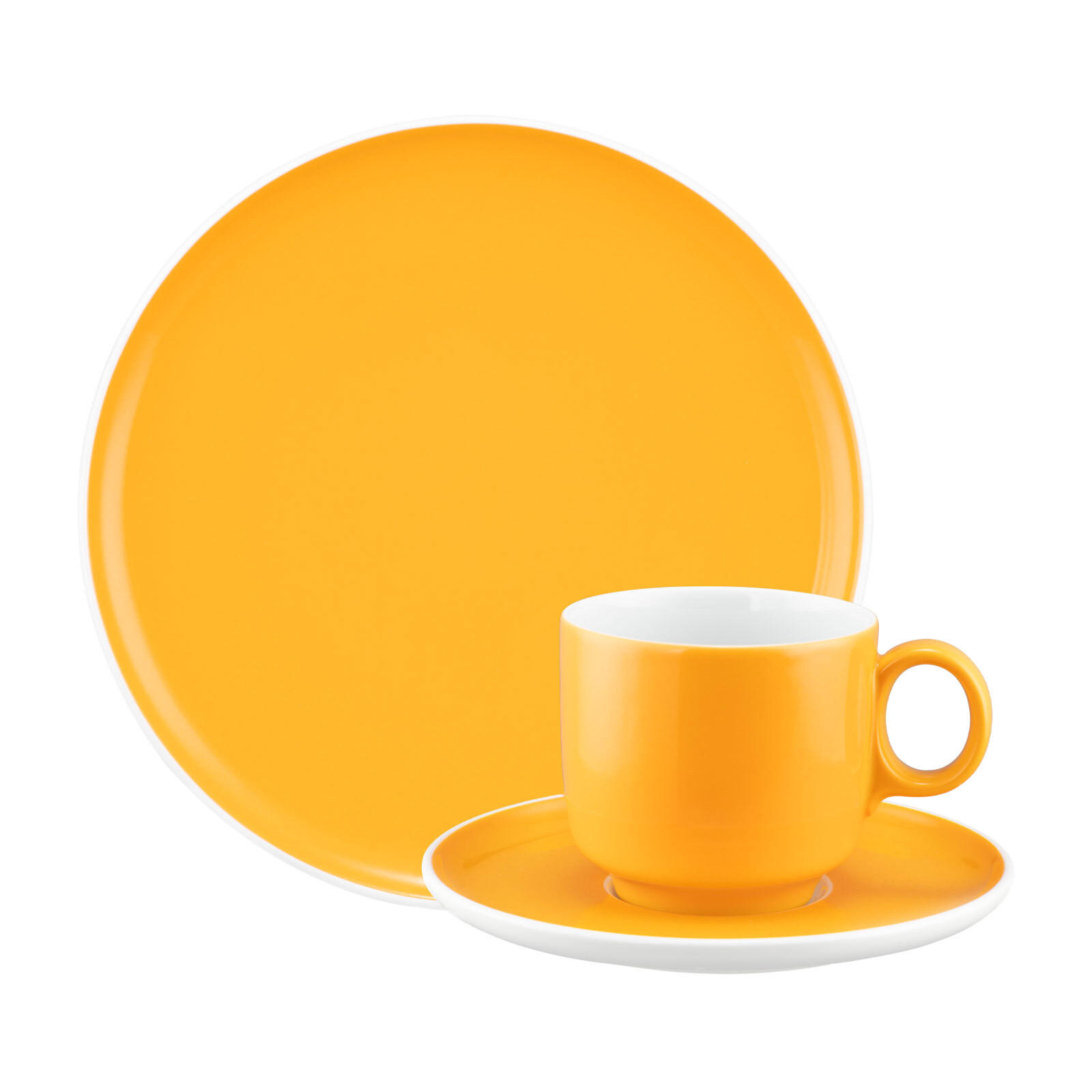 KAFFEESERVICE Sento Home Pure Colors Mango Orange 18-tlg. - Orange, Keramik (2/2/2cm) - Seltmann Weiden