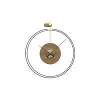 WANDUHR Design 60/60 cm - Braun, Holzwerkstoff (2.47/60/3cm) - ONZENO