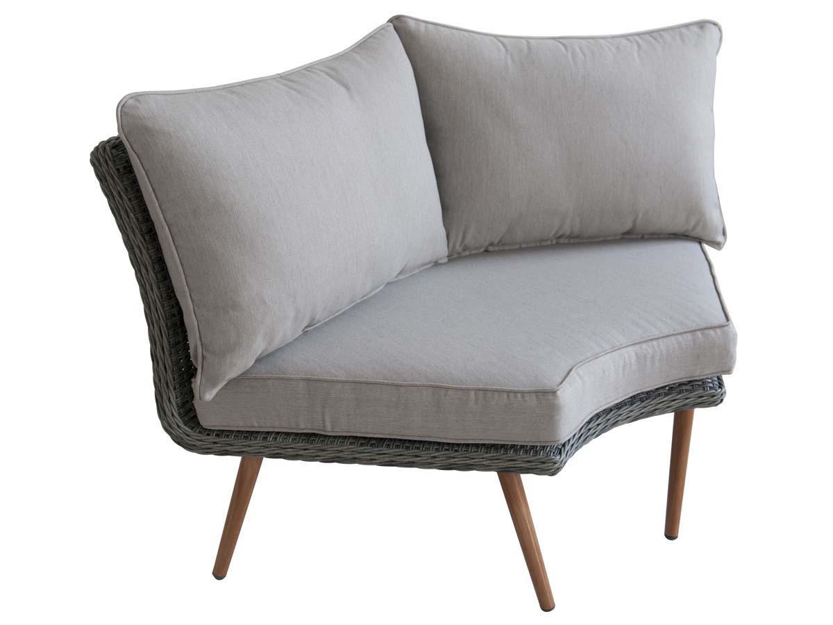 GARTENSITZGRUPPE milazzo - Hellgrau, Metall - Habitat Garten