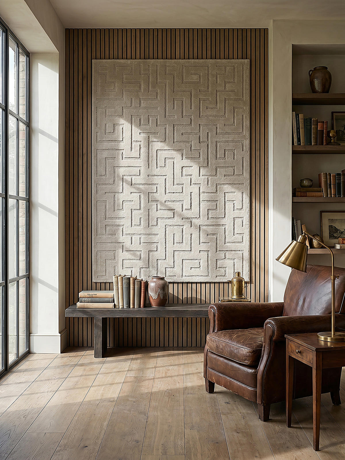 KURZFLORTEPPICH Geometrisch MUOTA Polypropylen Beige 160 x 220 cm - Beige, Textil (160/220cm) - KADIMA DESIGN