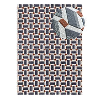 KURZFLORTEPPICH Blau / Weiß Amara 160/230 cm - Blau/Weiß, Naturmaterialien/Textil (160/230cm) - Atticgo