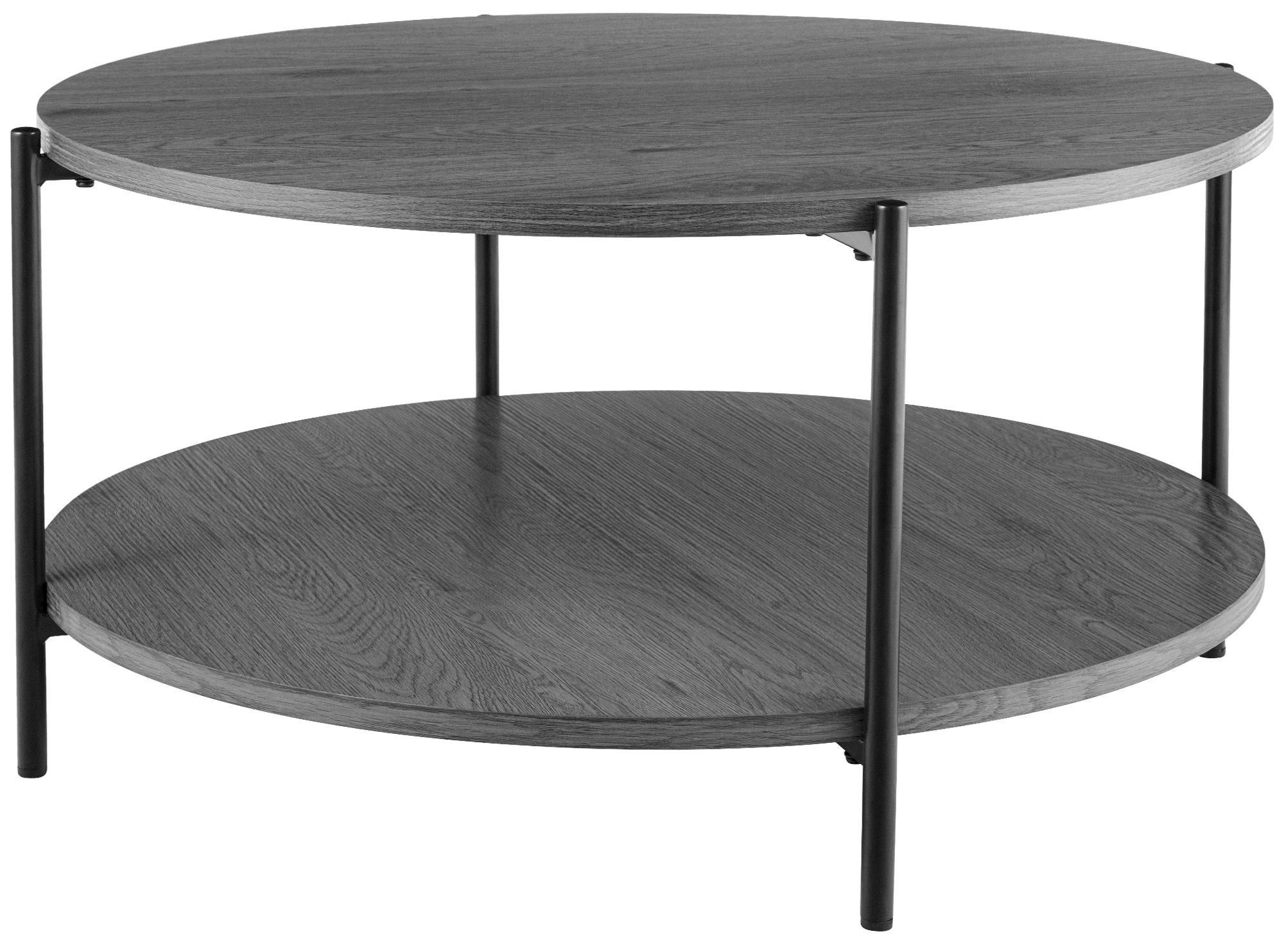 Deluke Couchtisch Grau 80x40x80 cm