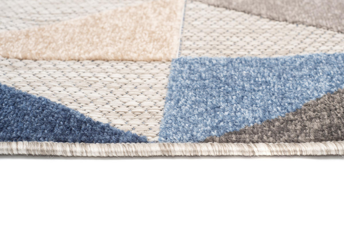 TEPPICH PATIO Grau 120/170 cm - Grau, Kunststoff (120/170cm) - Tapiso