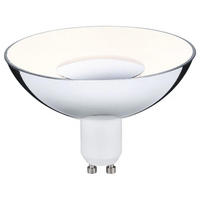 LEUCHTMITTEL Silber - Silberfarben/Weiß, Kunststoff (10/6.6cm) - Paulmann