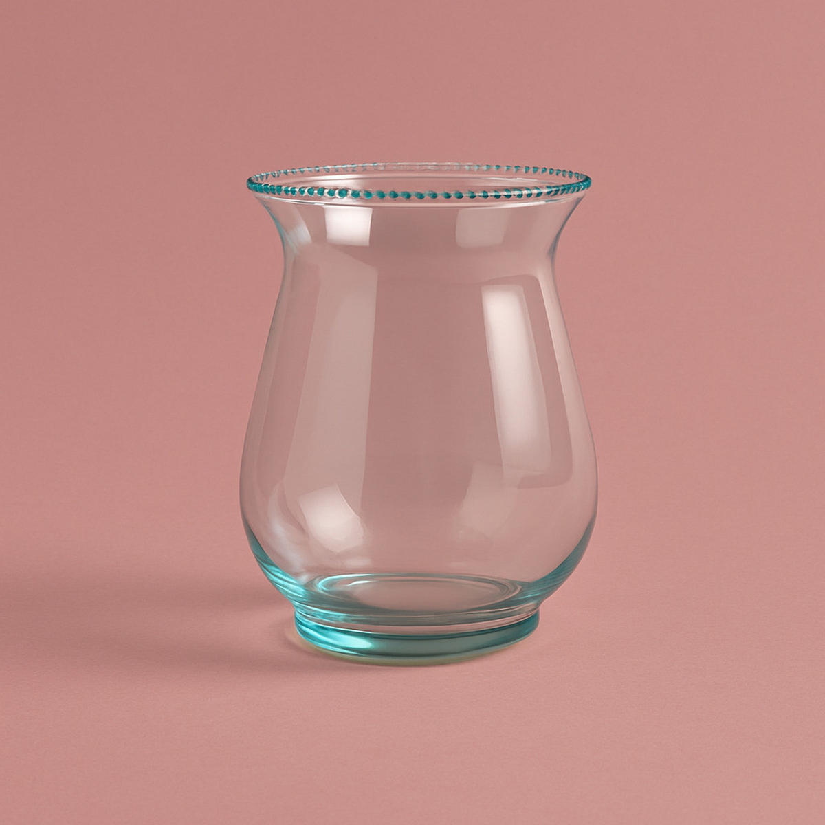 VASE Serenite Transparent 11,5x11,5xh16 cm Glas - Transparent, Glas (16cm) - Mondex