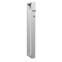 GARDEROBE Erna 13x32x172 Kreidegrau matt Lack - Hellgrau, Holzwerkstoff (32/172/13cm) - 58aufmkessel