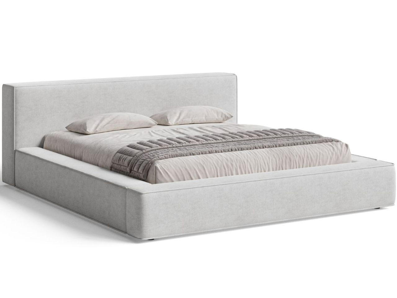 POLSTERBETT Mali 180x200 Grau - Grau, Textil (180/200cm) - Graingold