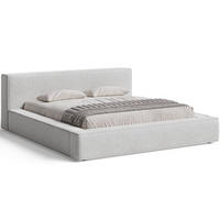 POLSTERBETT Mali 140x200 Grau - Grau, Textil (140/200cm) - Graingold