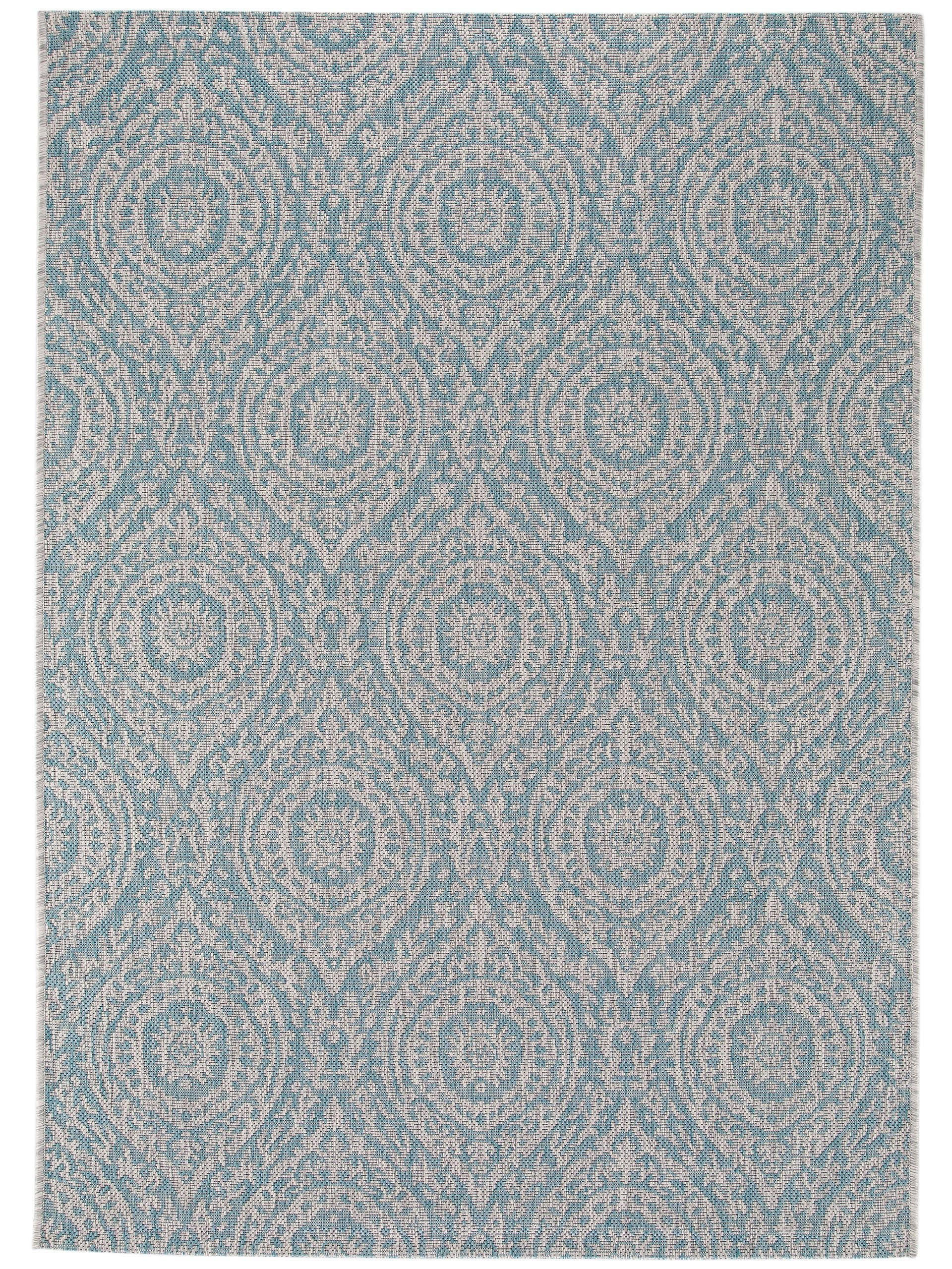 OUTDOORTEPPICH Cleo Beige/Türkis 300x400 cm - Beige, Textil (300/400cm) - benuta Nest